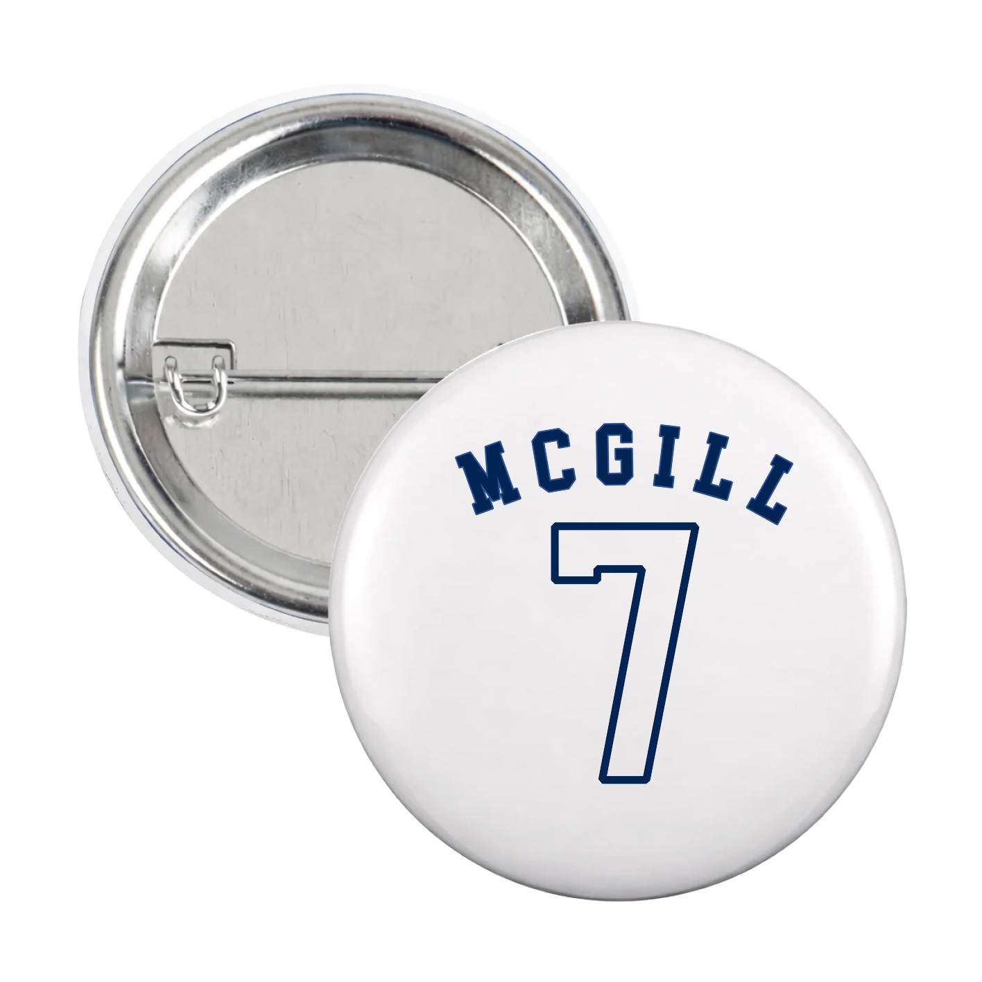 Game Day Button — Shirsey Arch in White