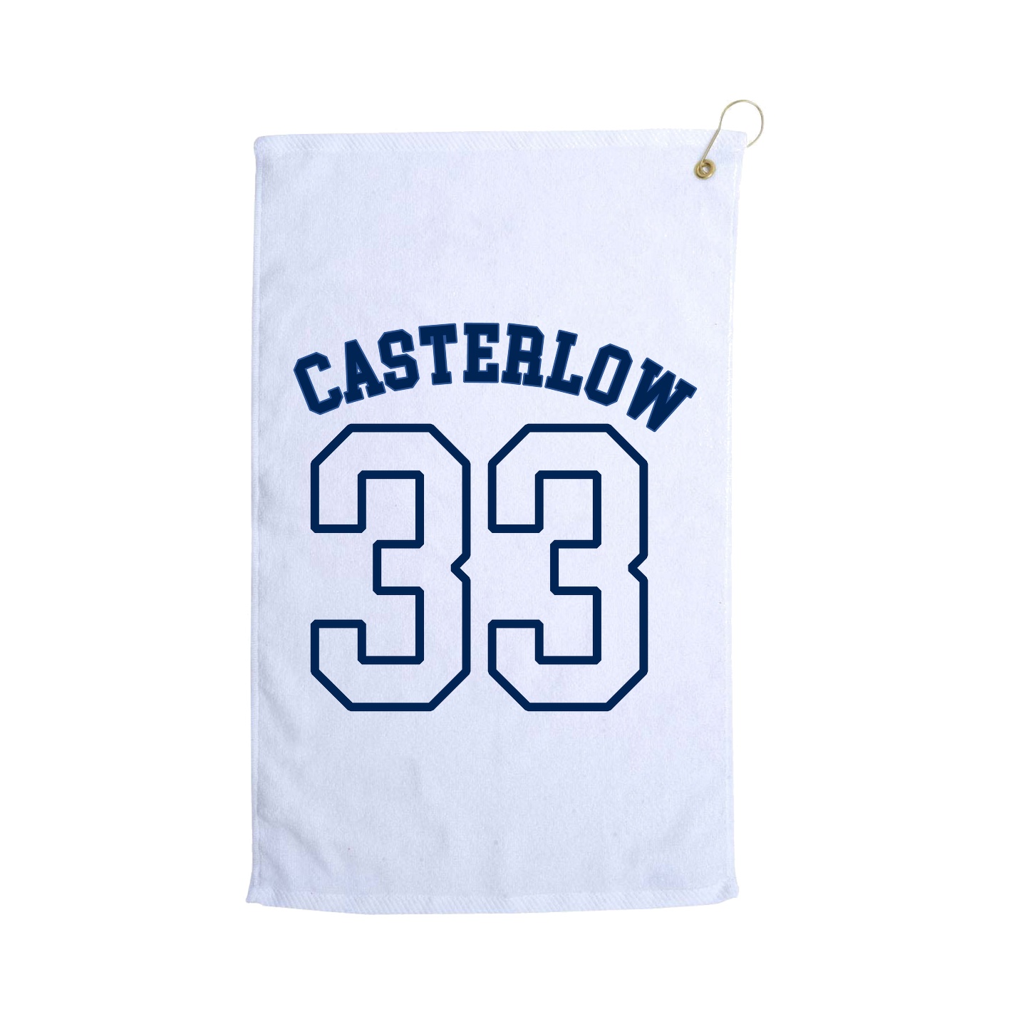 Golf Towel — Shirsey Arch in White