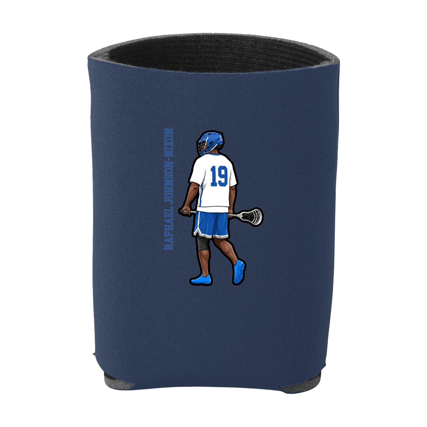Can Holder — Name Vertical in Navy