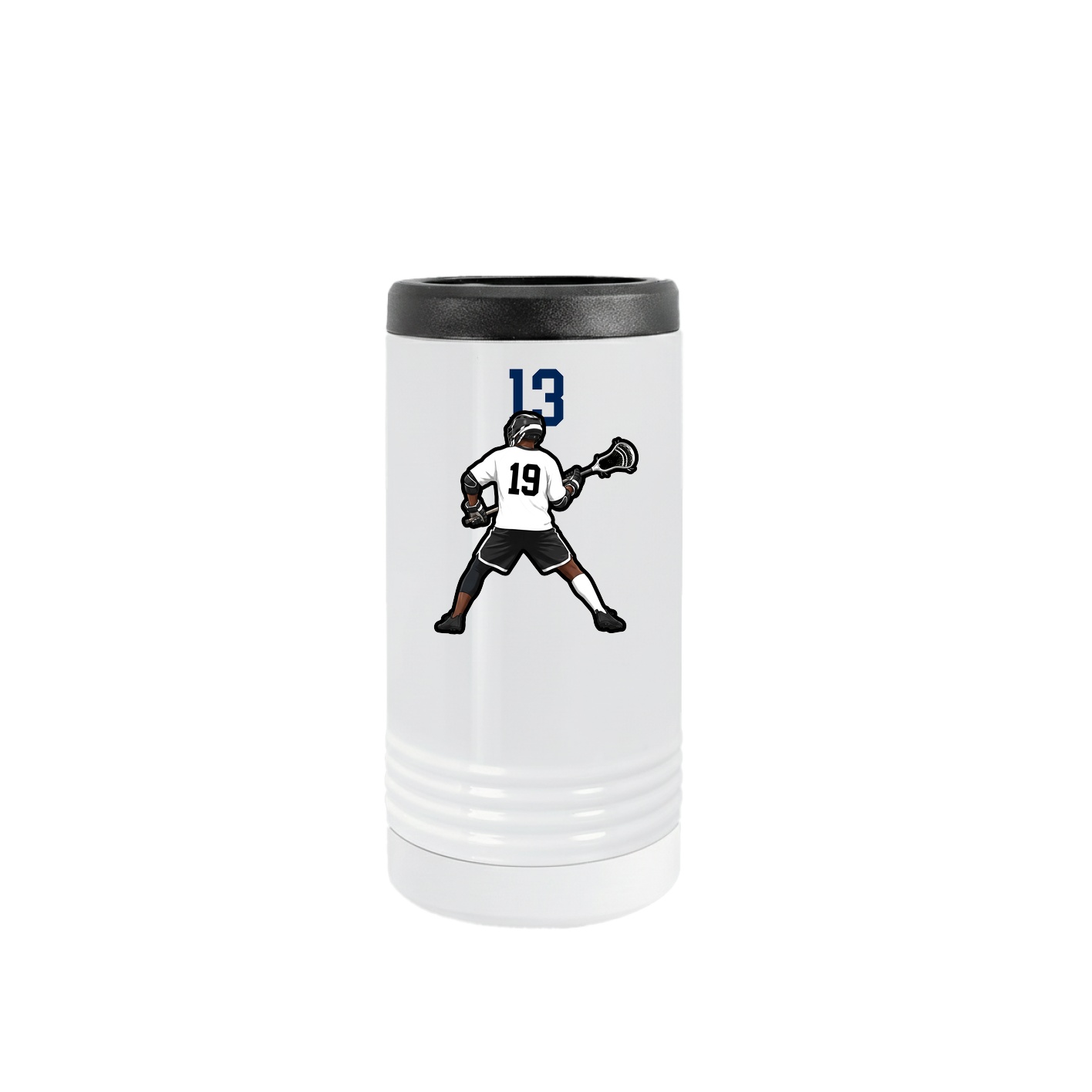 Slim Beverage Holder — Number Top in White