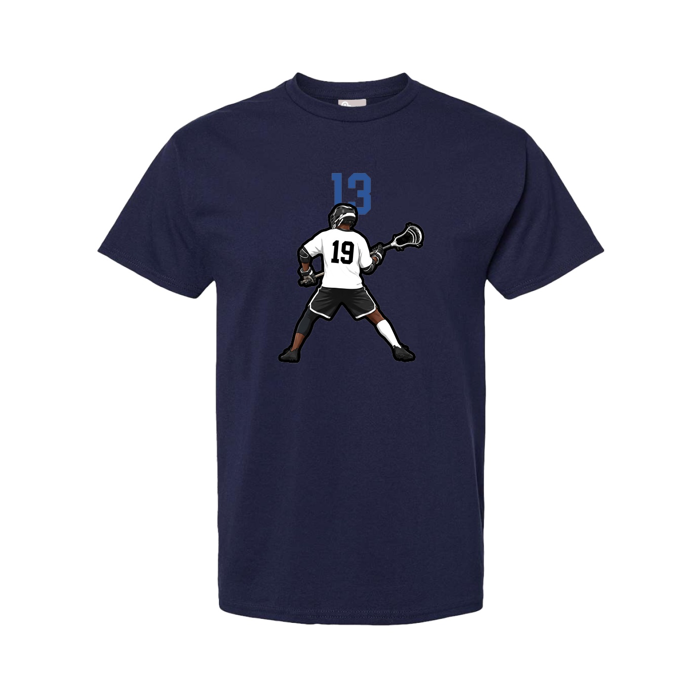 Tee — Number Top in Navy