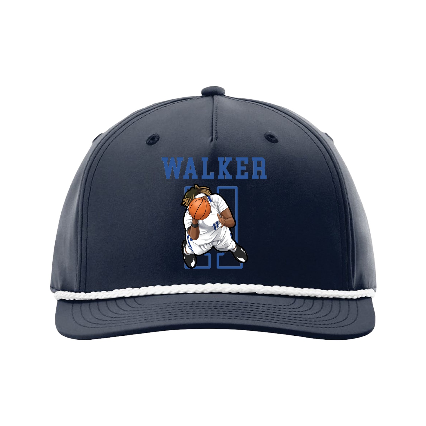 Five-Panel Classic Rope Cap — Shirsey in Navy