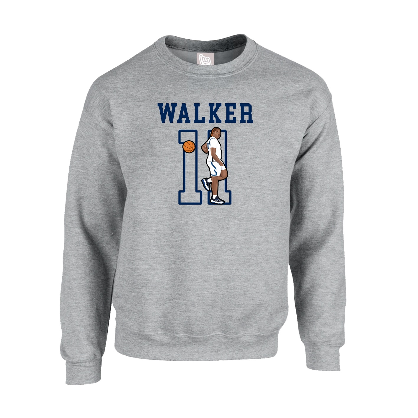 Fleece Crew — Shirsey in Grey