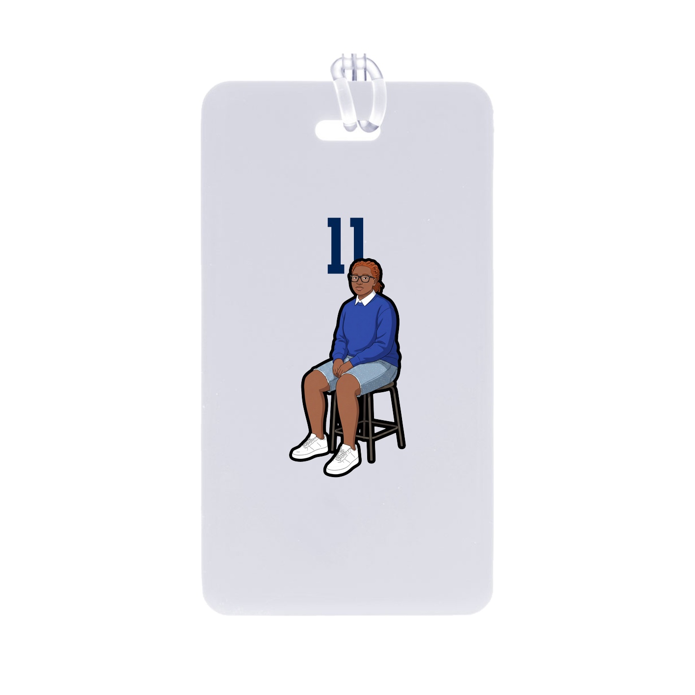 Bag Tag — Number Top in Classic