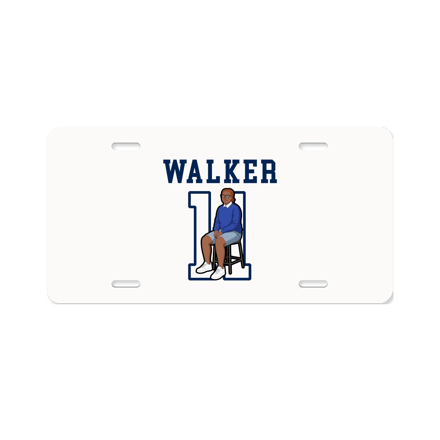 License Plate — Shirsey in Classic