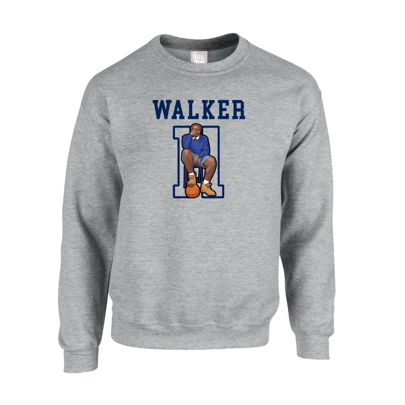 Fleece Crew — Shirsey in Grey