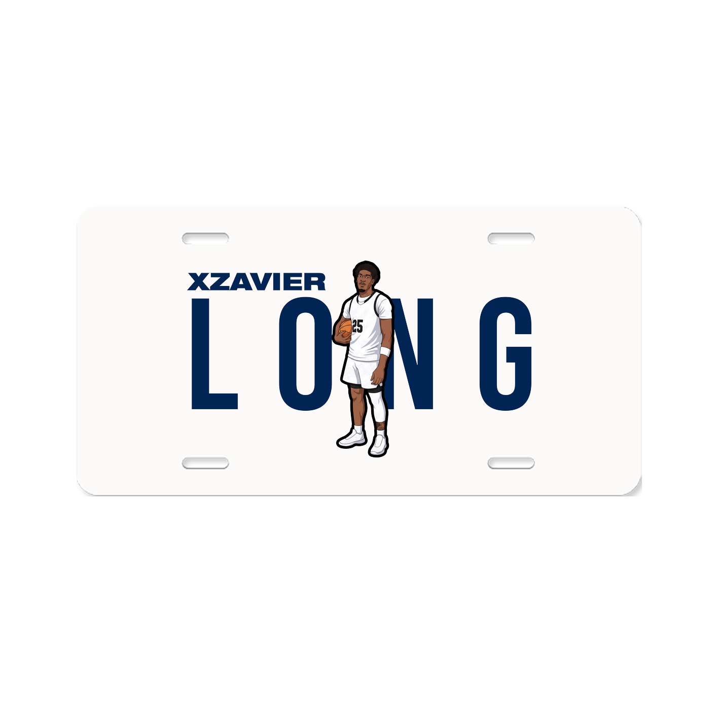 License Plate — Player Name in Classic