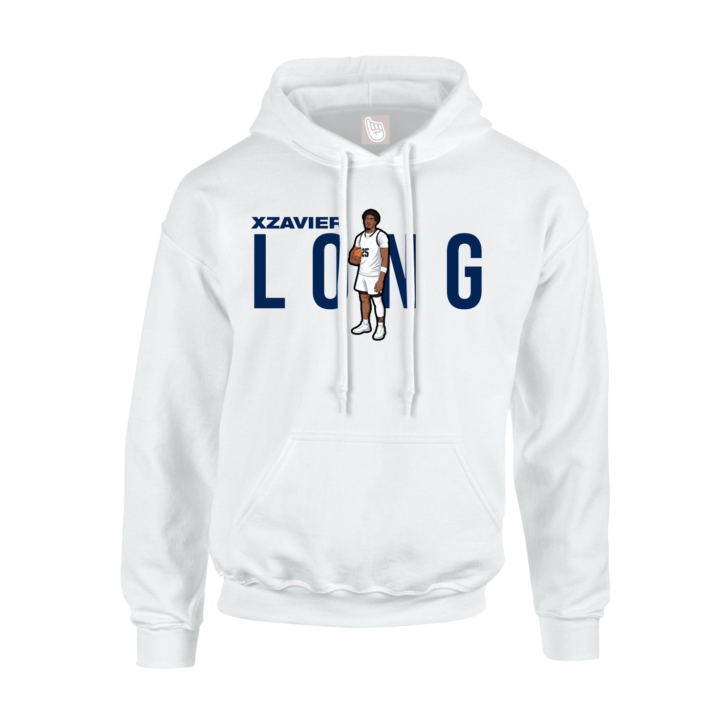 Youth Hoodie — Player Name in White