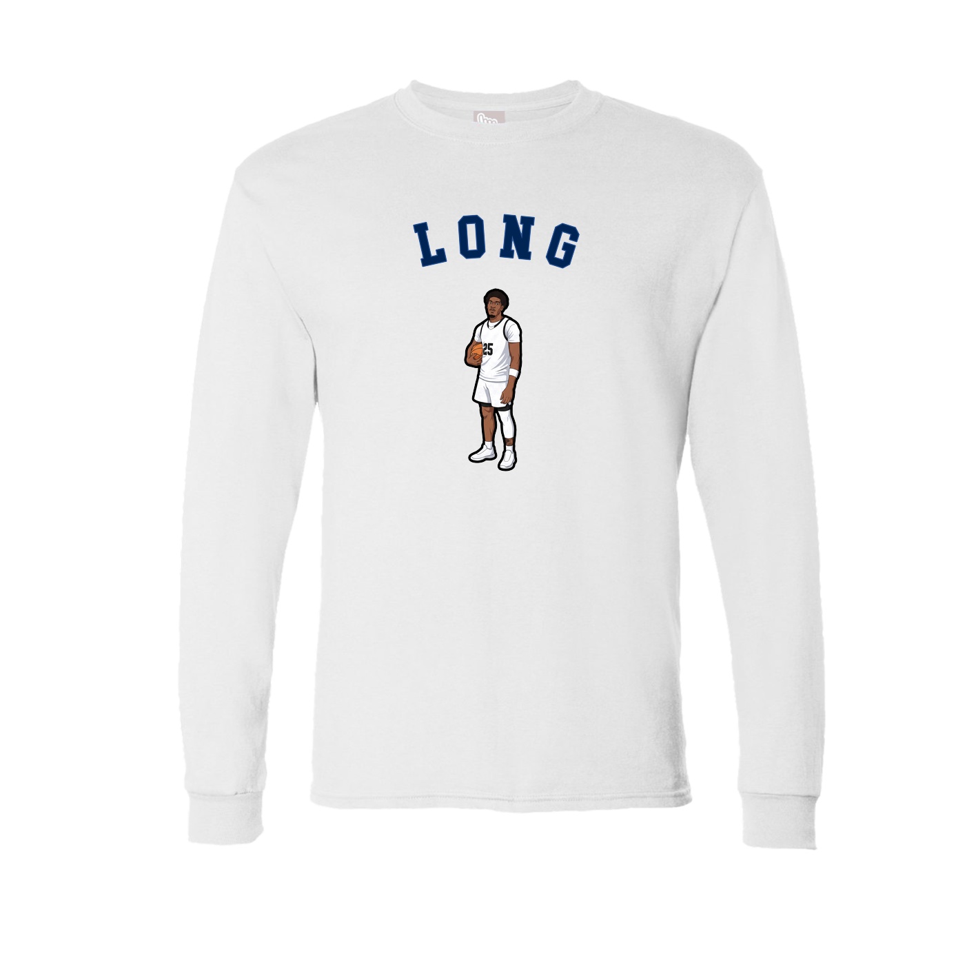 Long Sleeve Tee — Shirsey Arch in White
