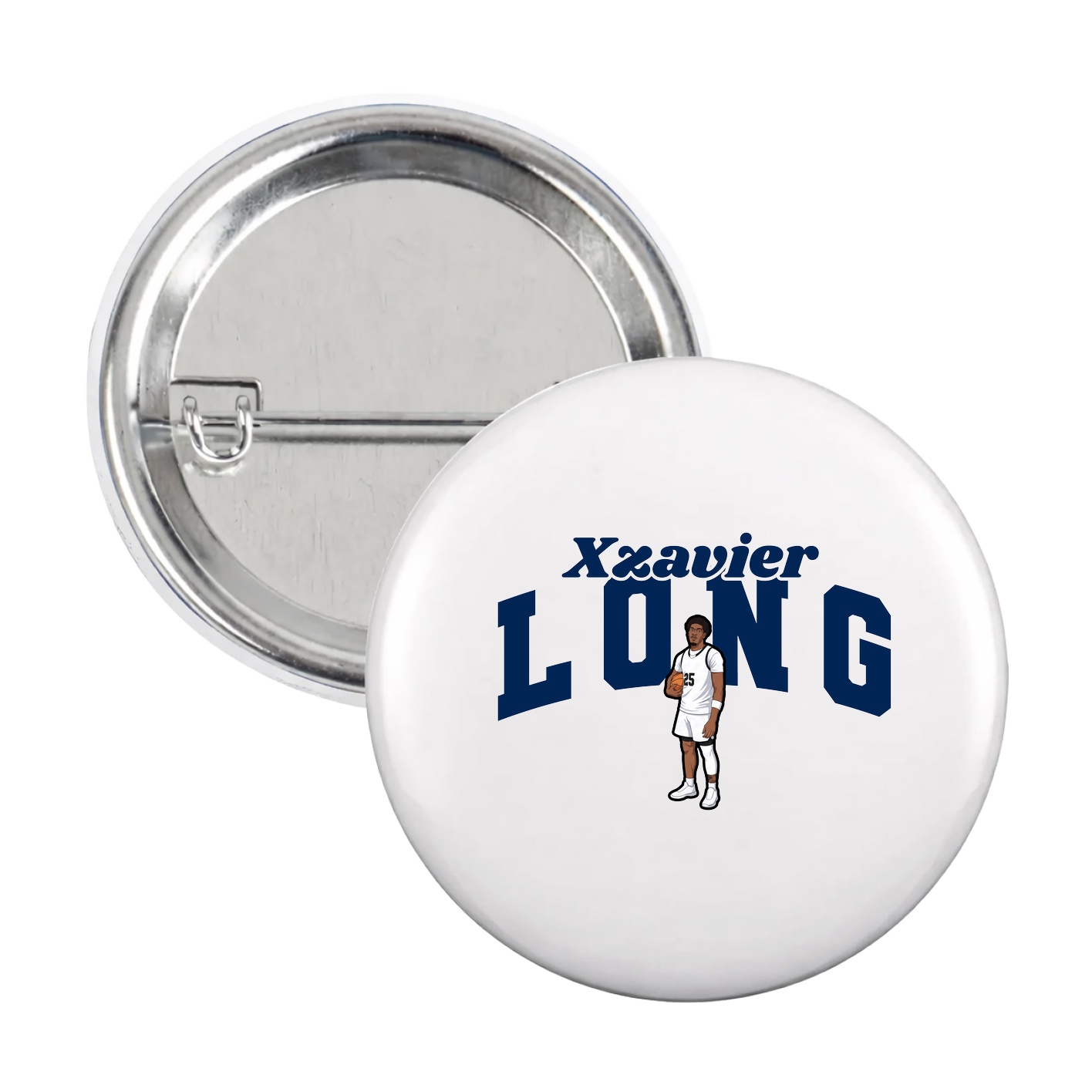 Game Day Button — Signature Arch in White