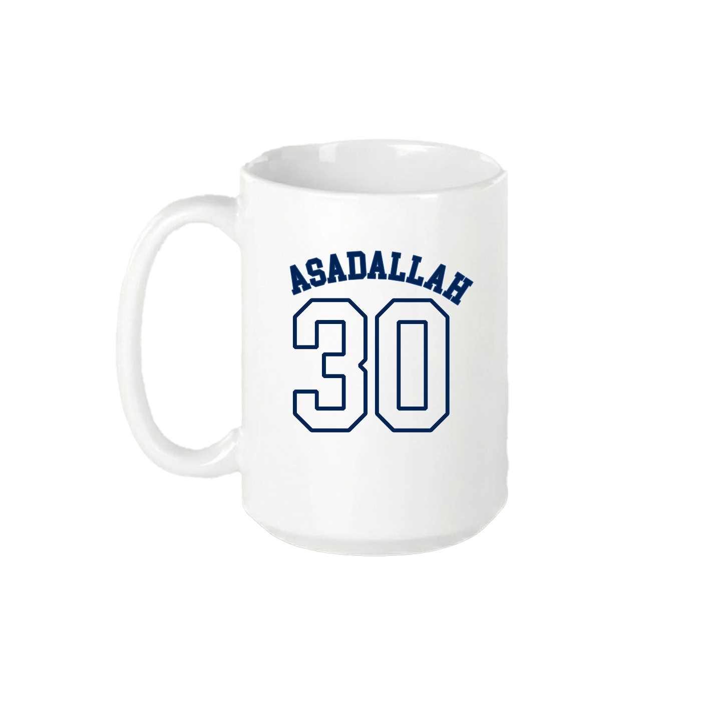 15oz Coffee Mug — Shirsey Arch in White