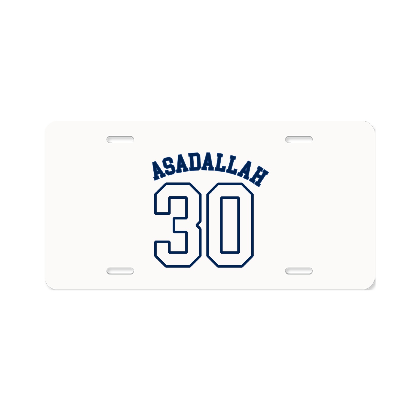 License Plate — Shirsey Arch in Classic