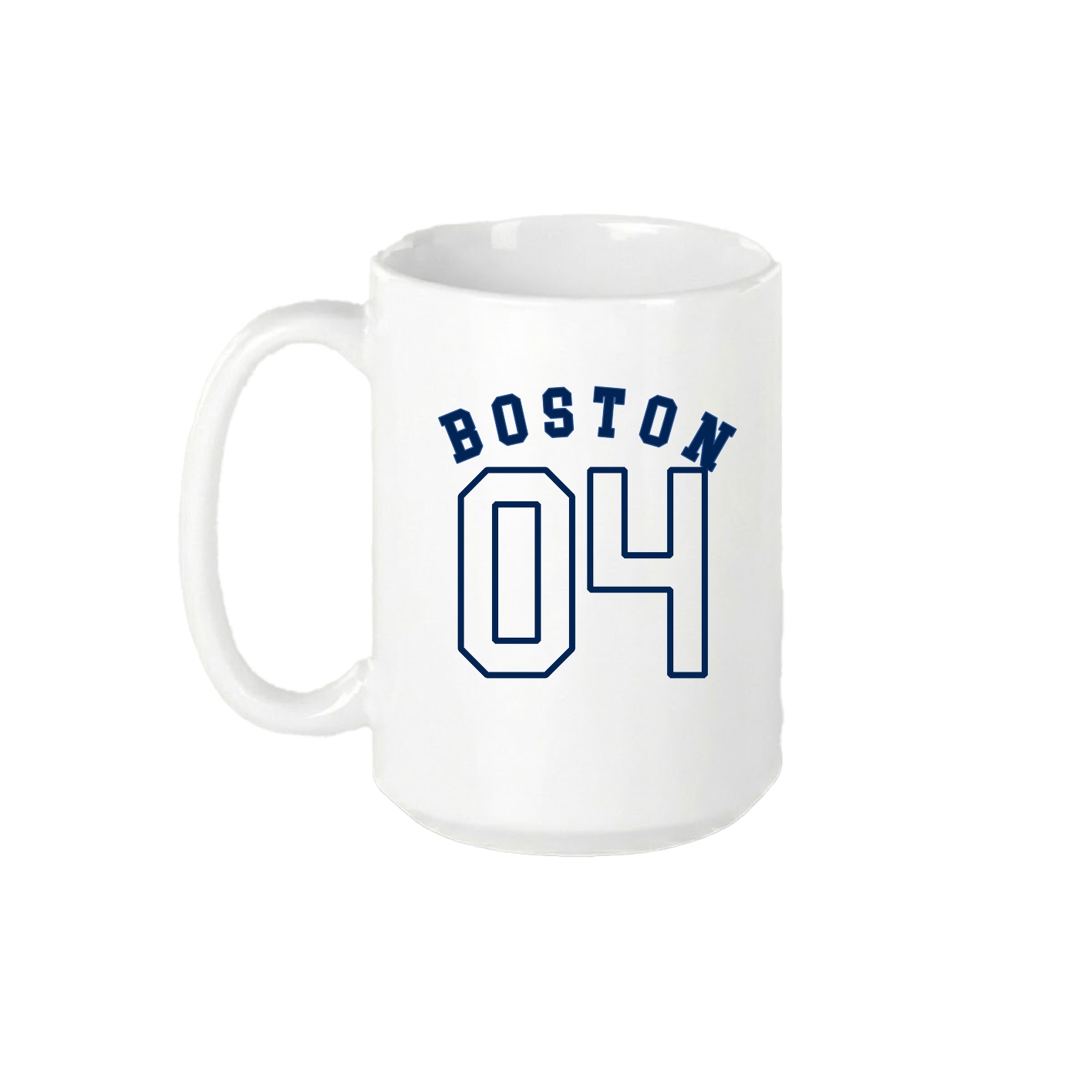 15oz Coffee Mug — Shirsey Arch in White