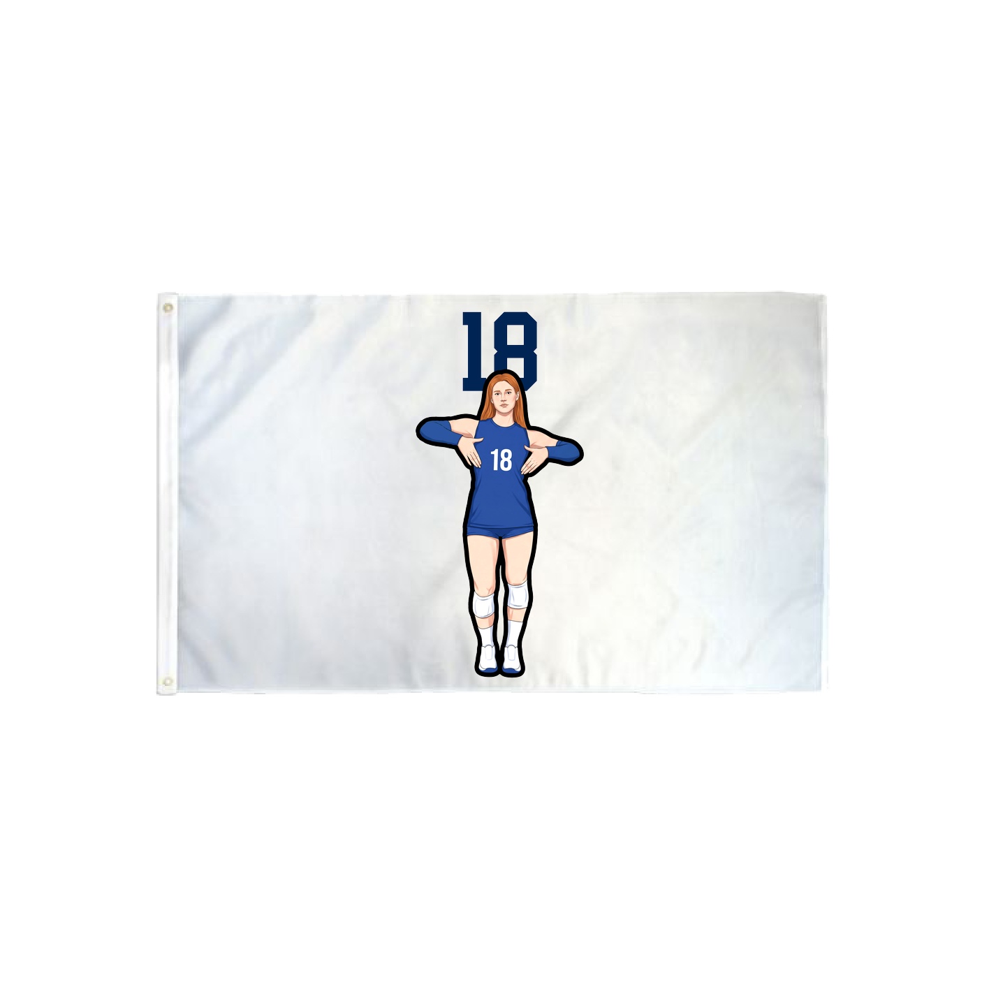 3x5 Flag — Number Top in Classic