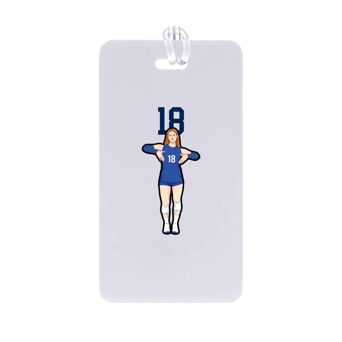 Bag Tag — Number Top in Classic
