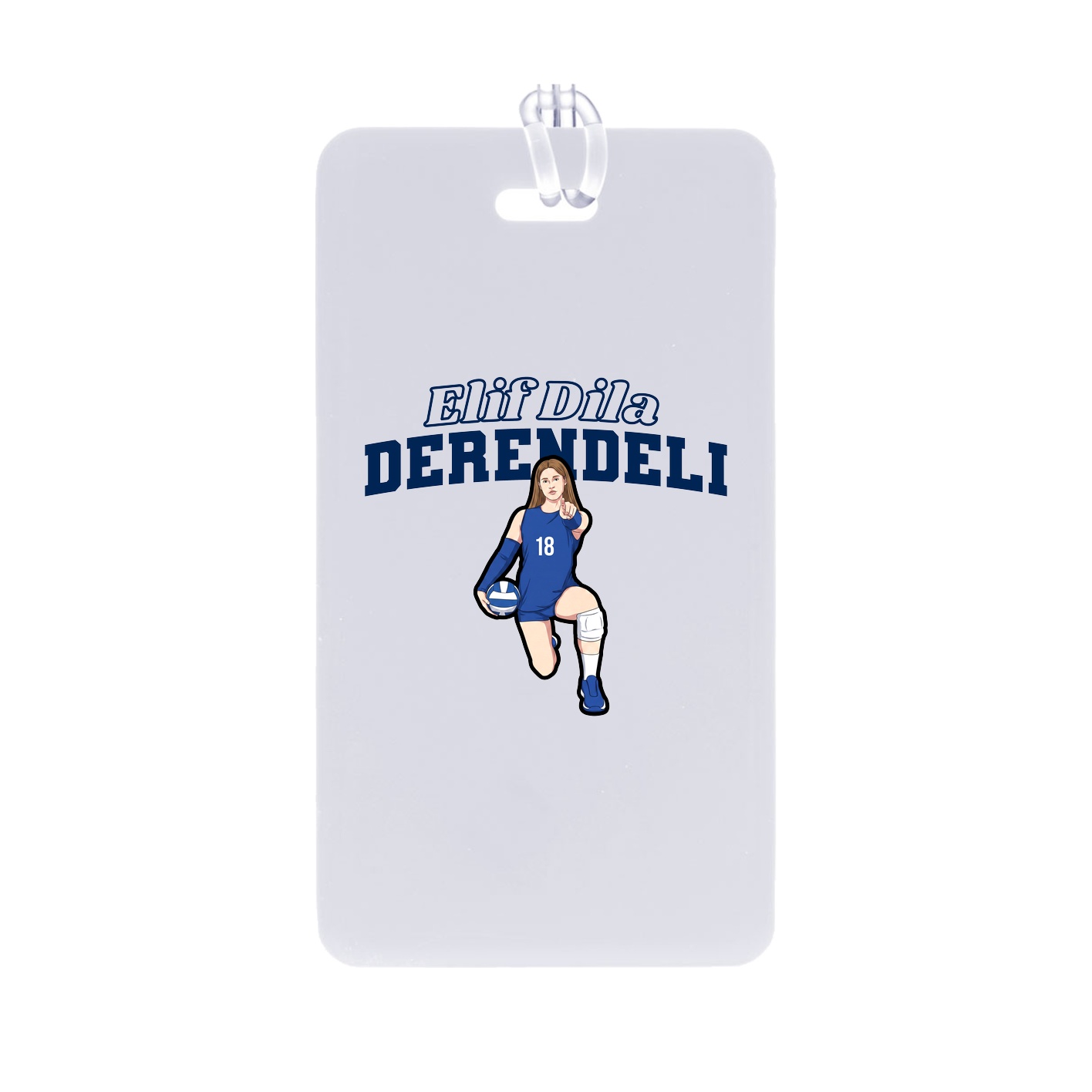 Bag Tag — Name Arch in Classic