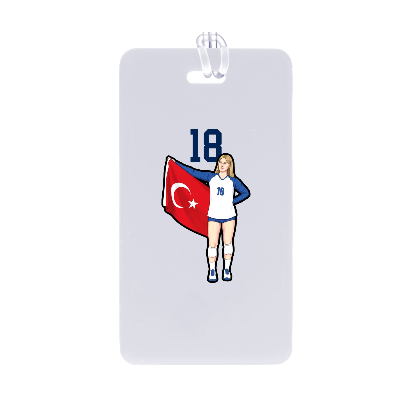 Bag Tag — Number Top in Classic