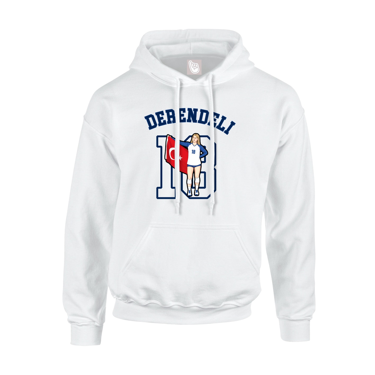 Hoodie — Shirsey Arch in White