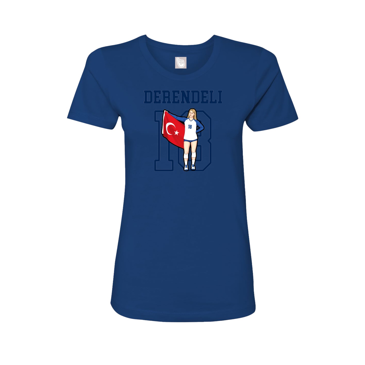Fitted Women's Tee — Shirsey in Royal
