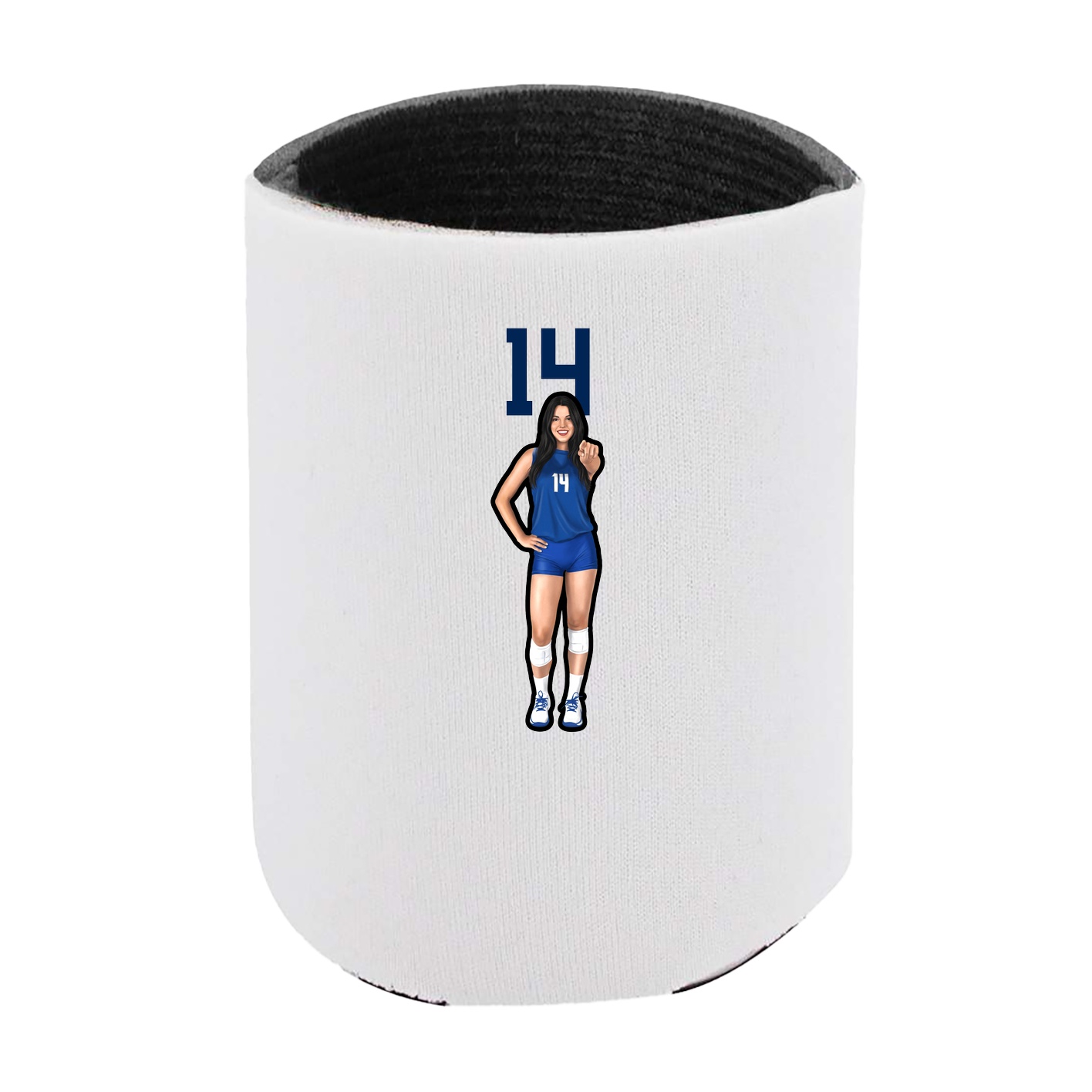 Can Holder — Number Top in White