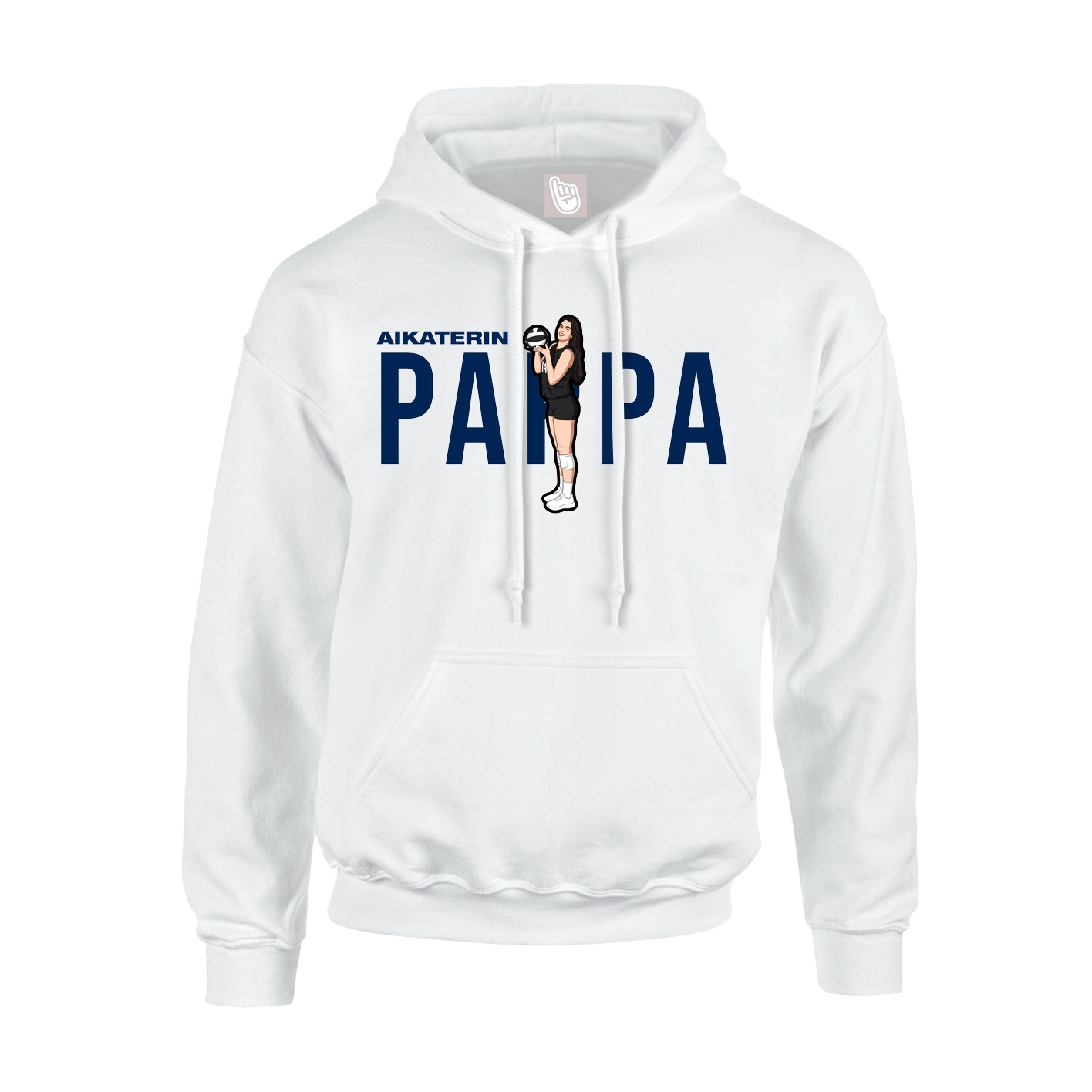 Hoodie — Player Name in White