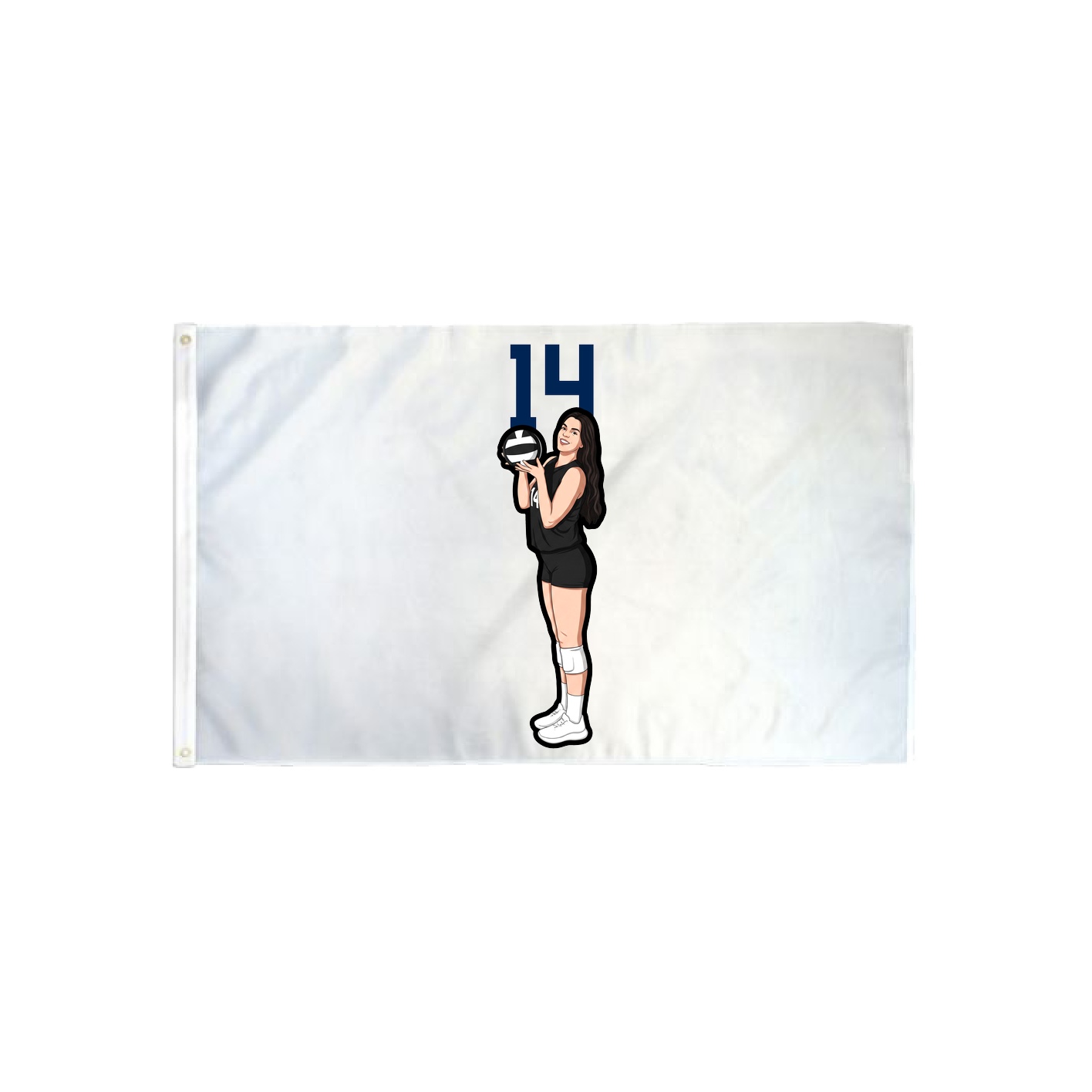 3x5 Flag — Number Top in Classic