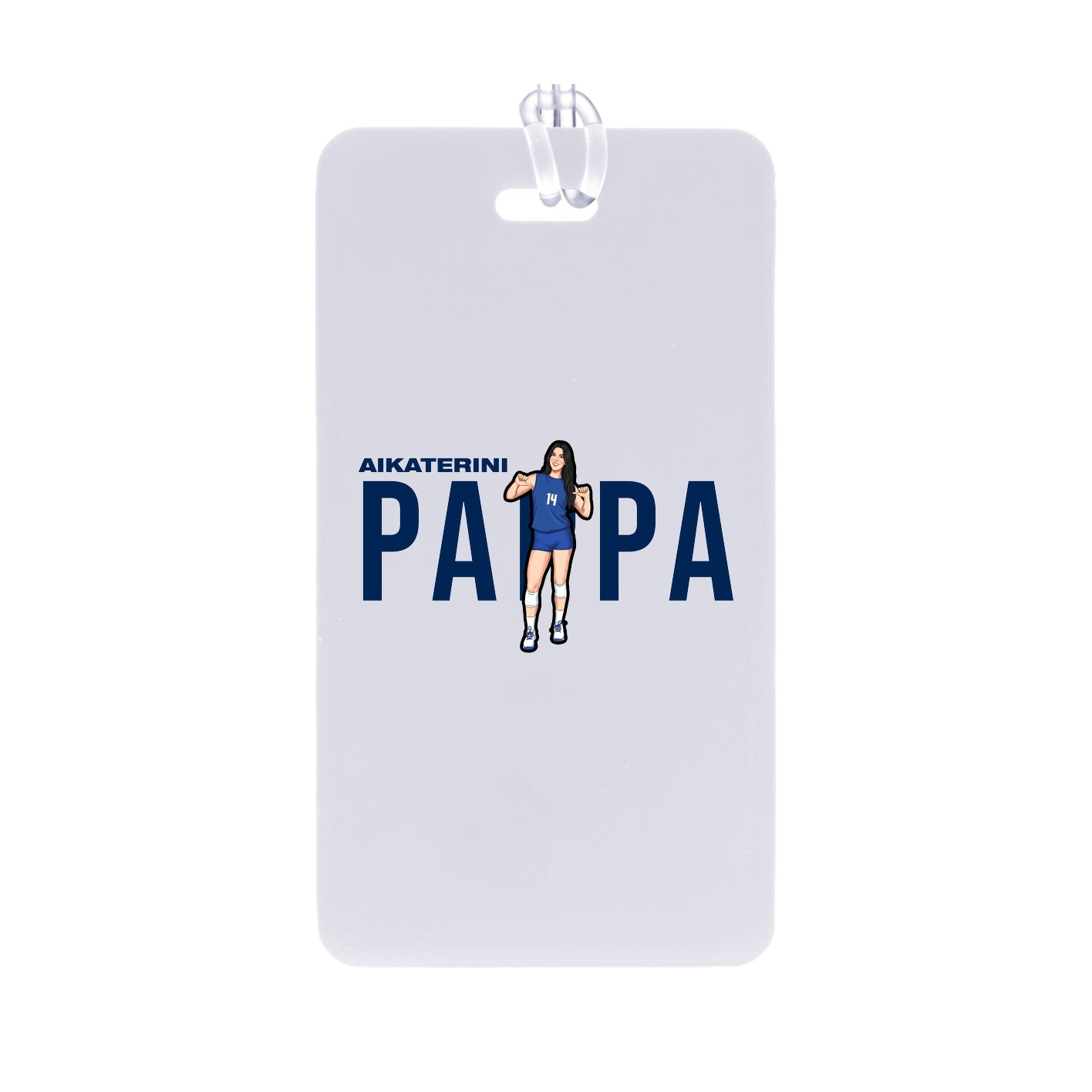 Bag Tag — Player Name in Classic