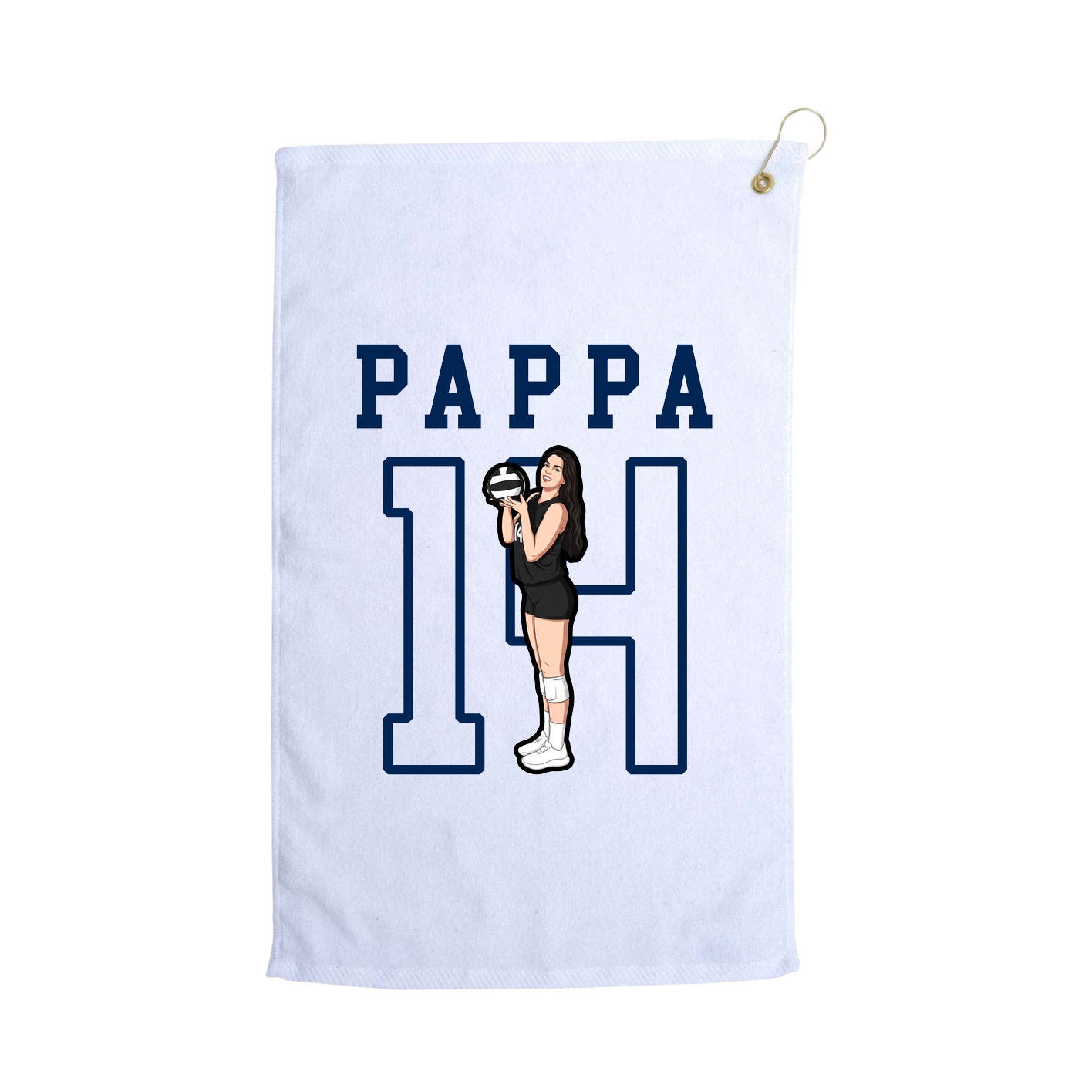 Golf Towel — Shirsey in White