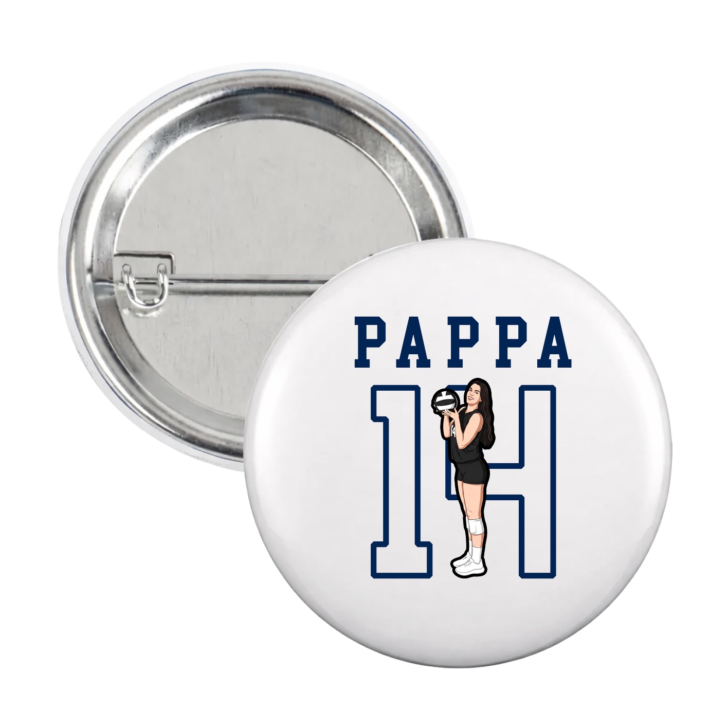 Game Day Button — Shirsey in White