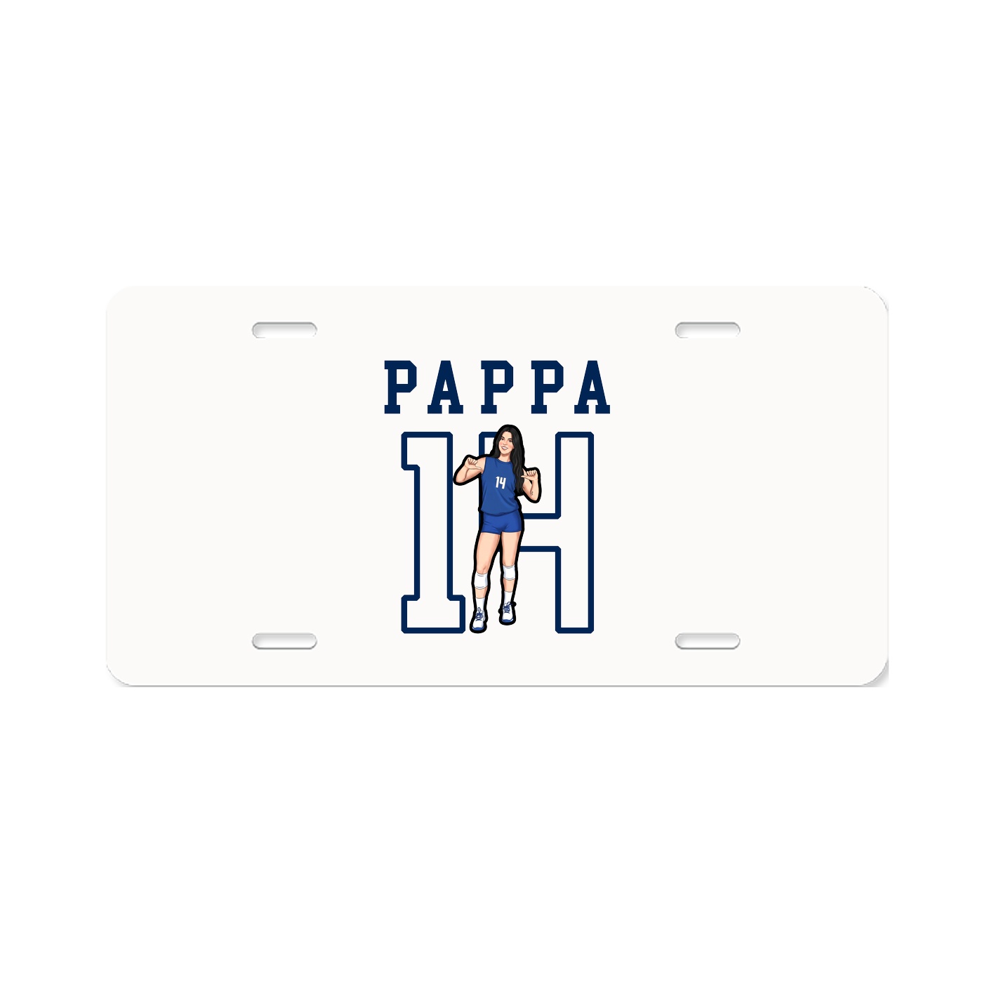 License Plate — Shirsey in Classic