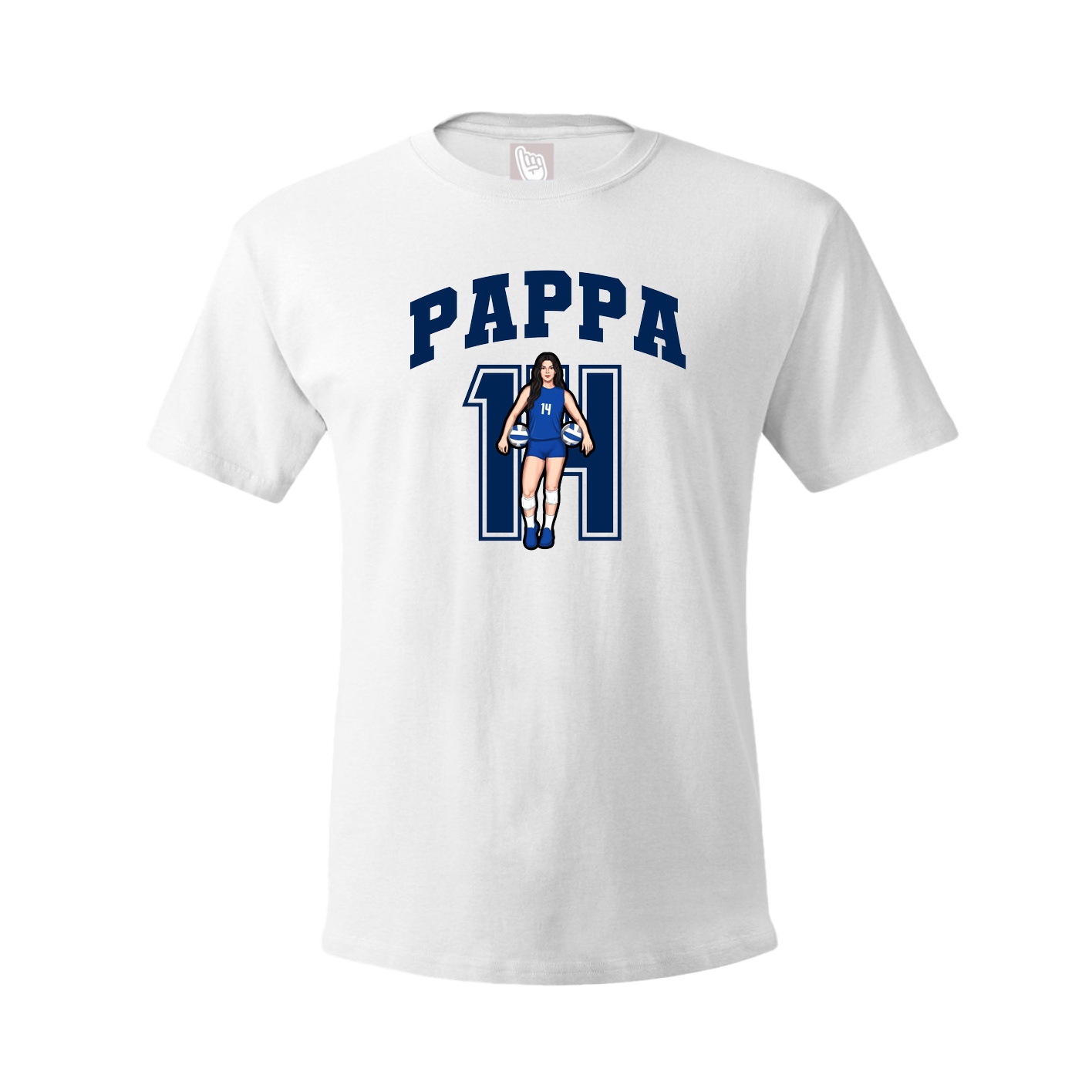 Tee — Number in White