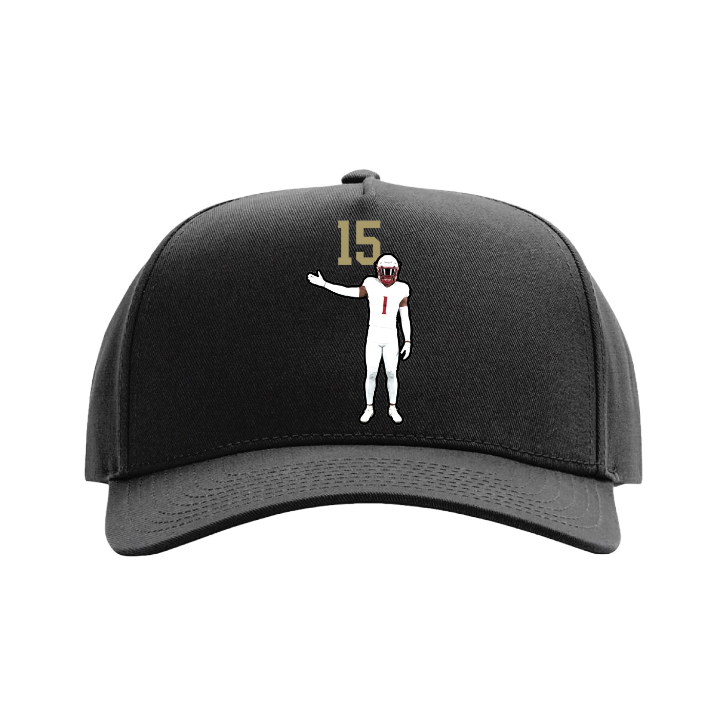 Full Fabric Five-Panel Champ Cap