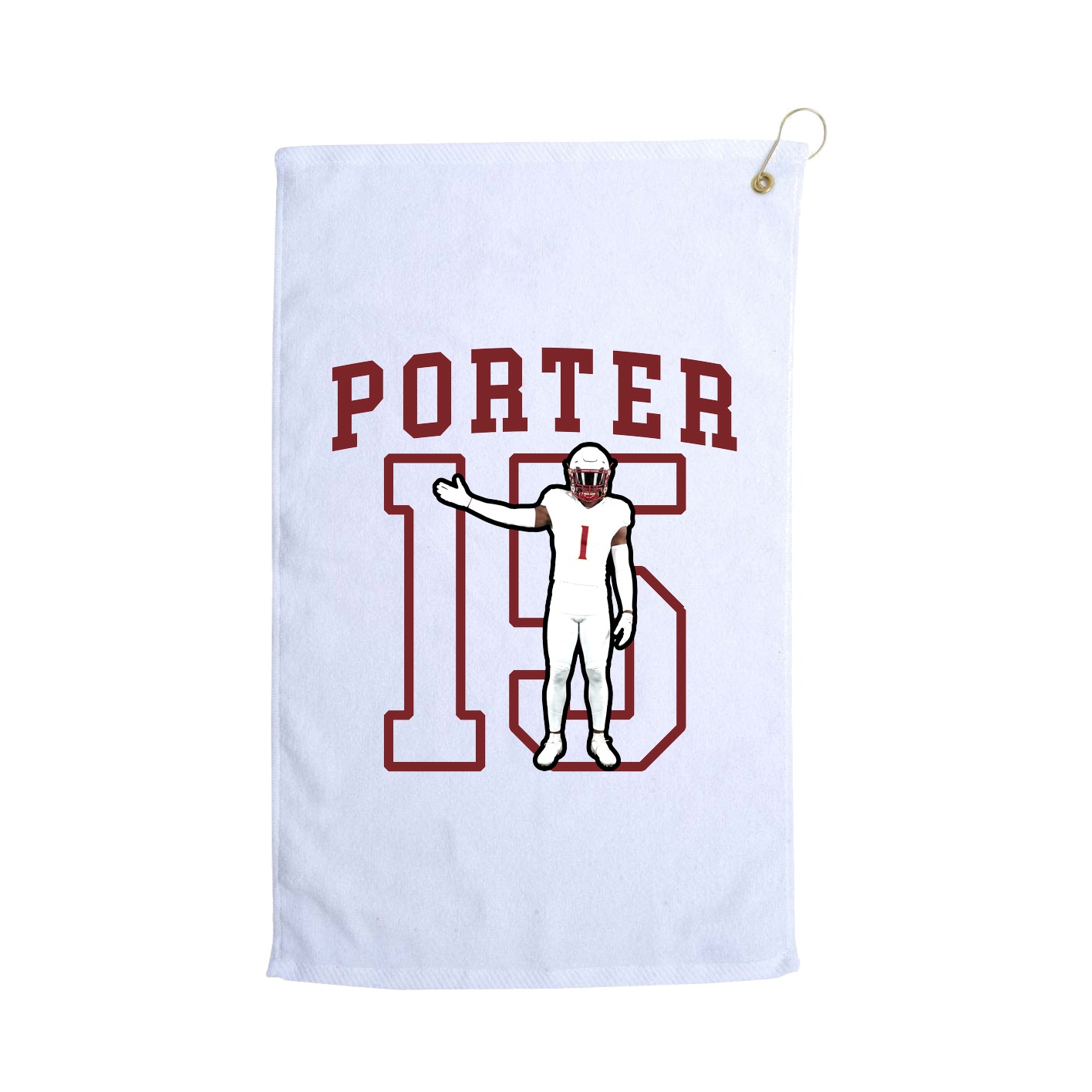 Golf Towel — Shirsey in White