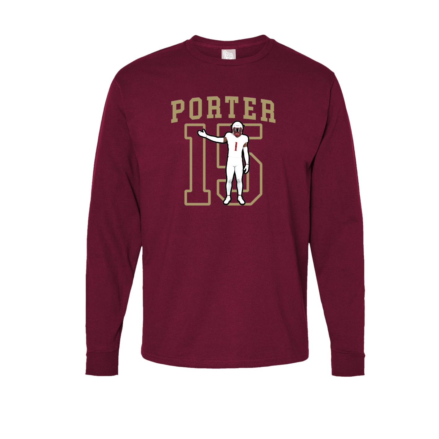 Long Sleeve Tee — Shirsey in Cardinal