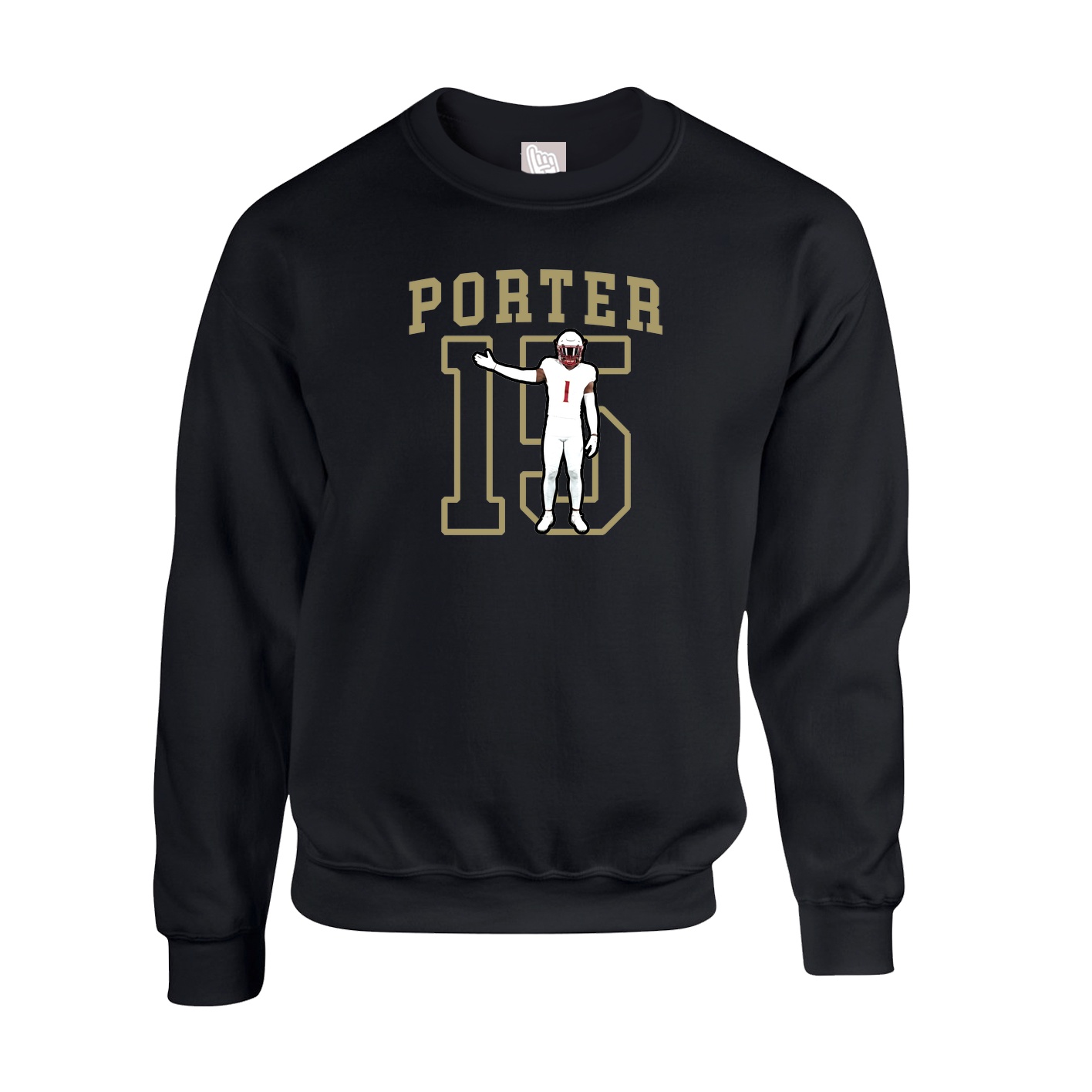 Fleece Crew — Shirsey in Black