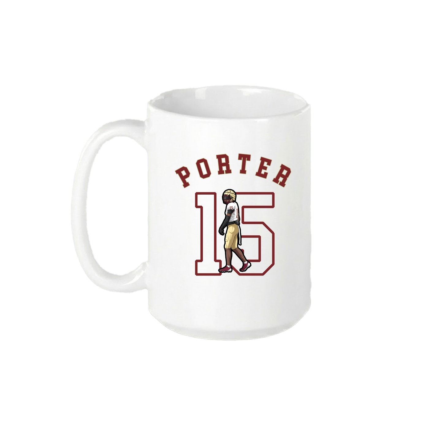 15oz Coffee Mug — Shirsey Arch in White