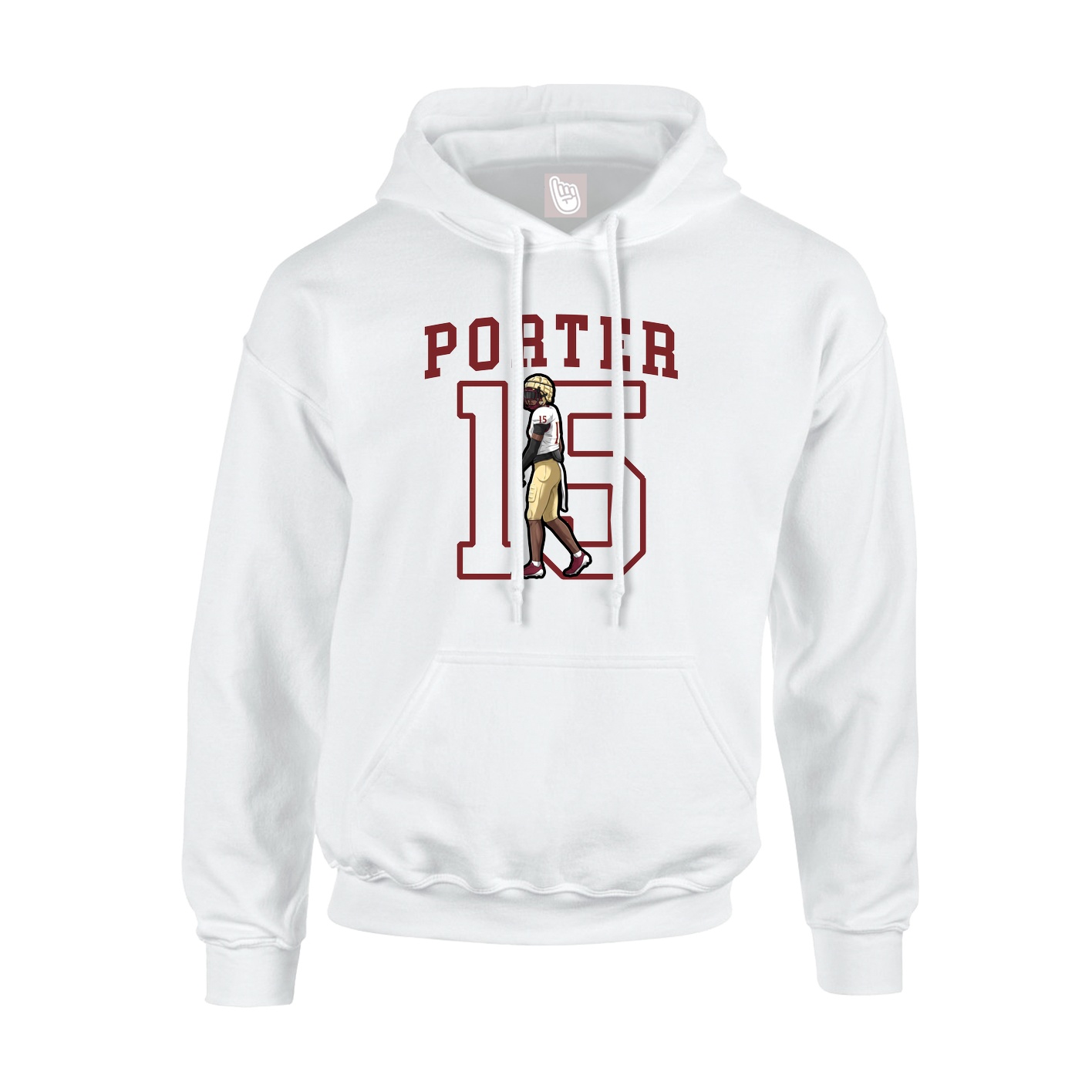 Youth Hoodie — Shirsey in White