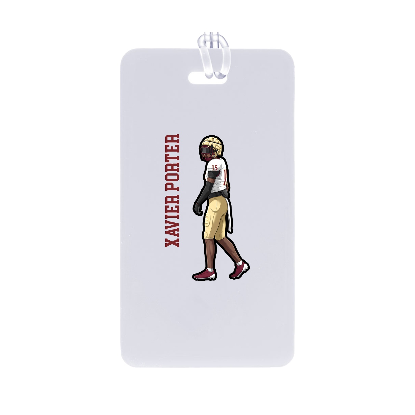 Bag Tag — Name Vertical in Classic