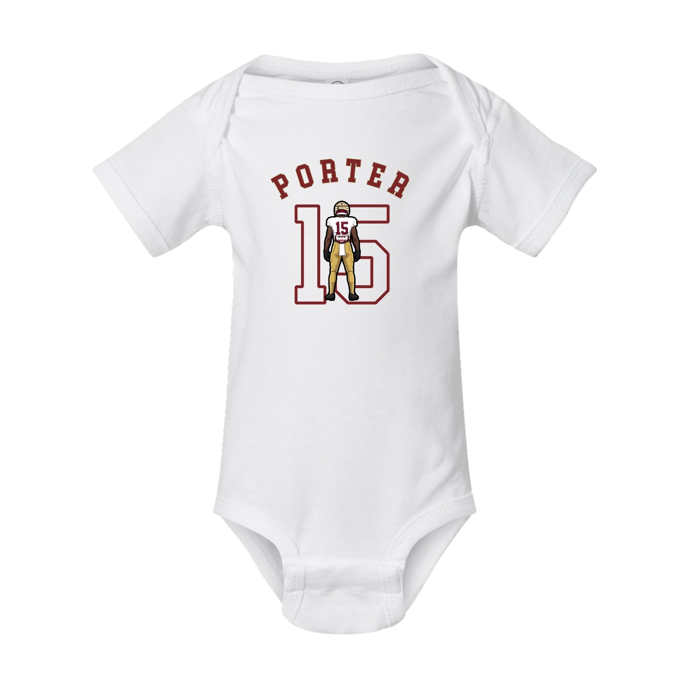 Baby Onesie — Shirsey Arch in White