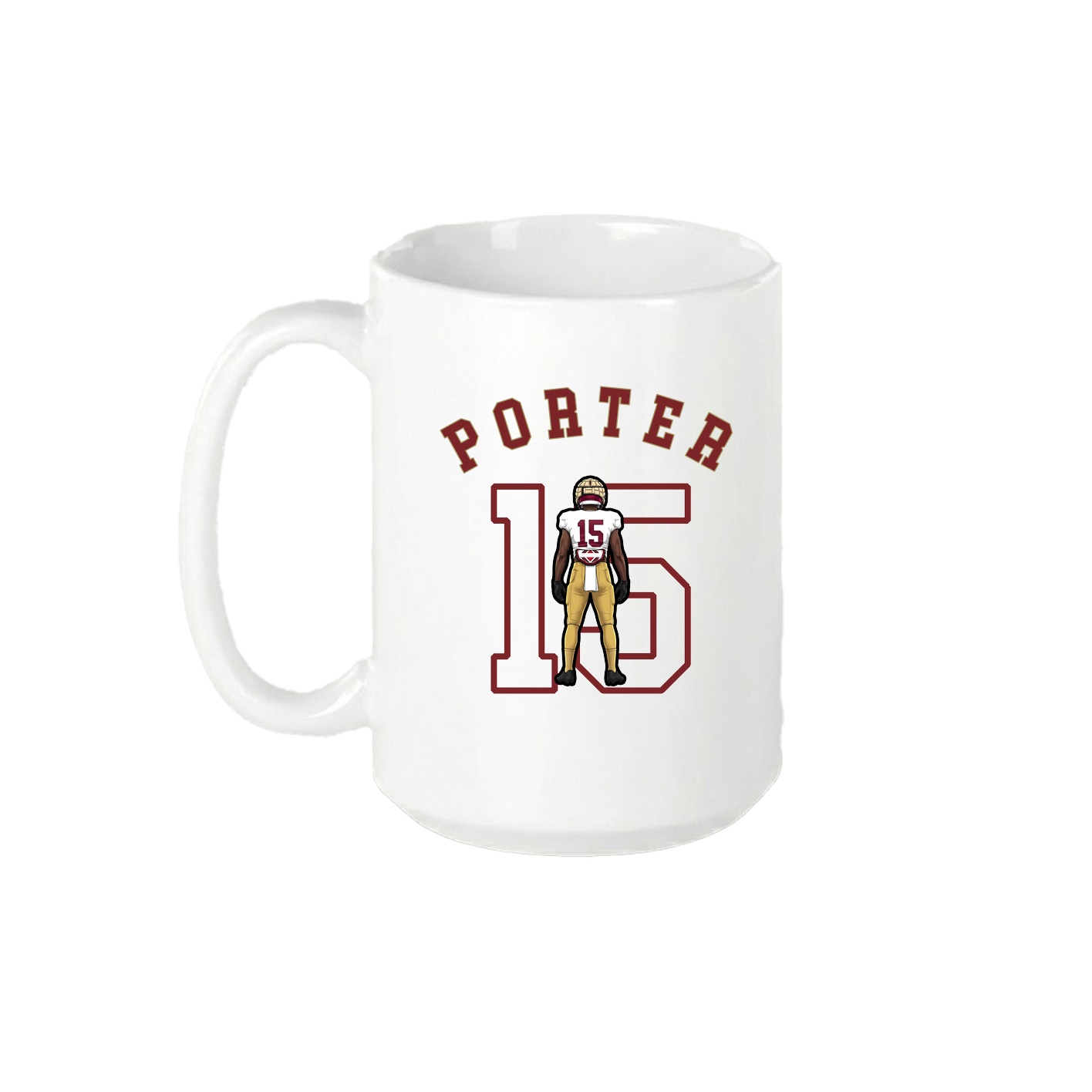 15oz Coffee Mug — Shirsey Arch in White