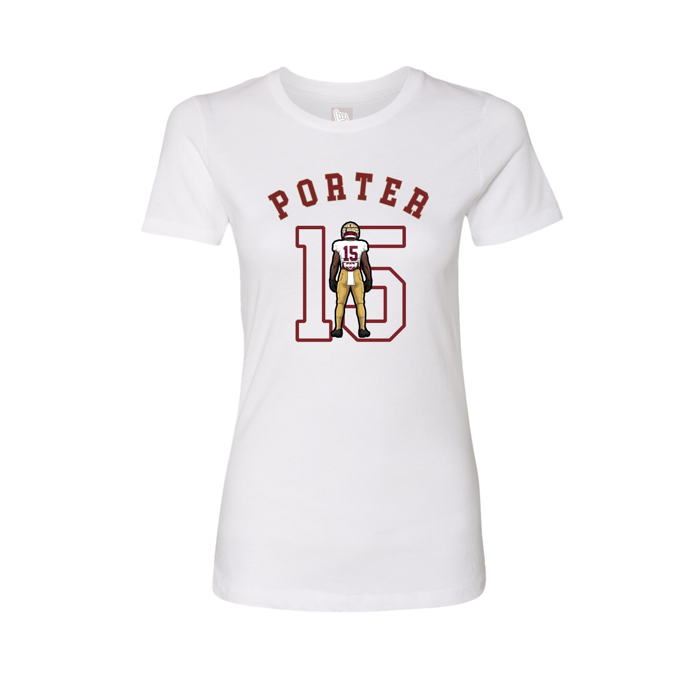 Womens Tee — Shirsey Arch in White