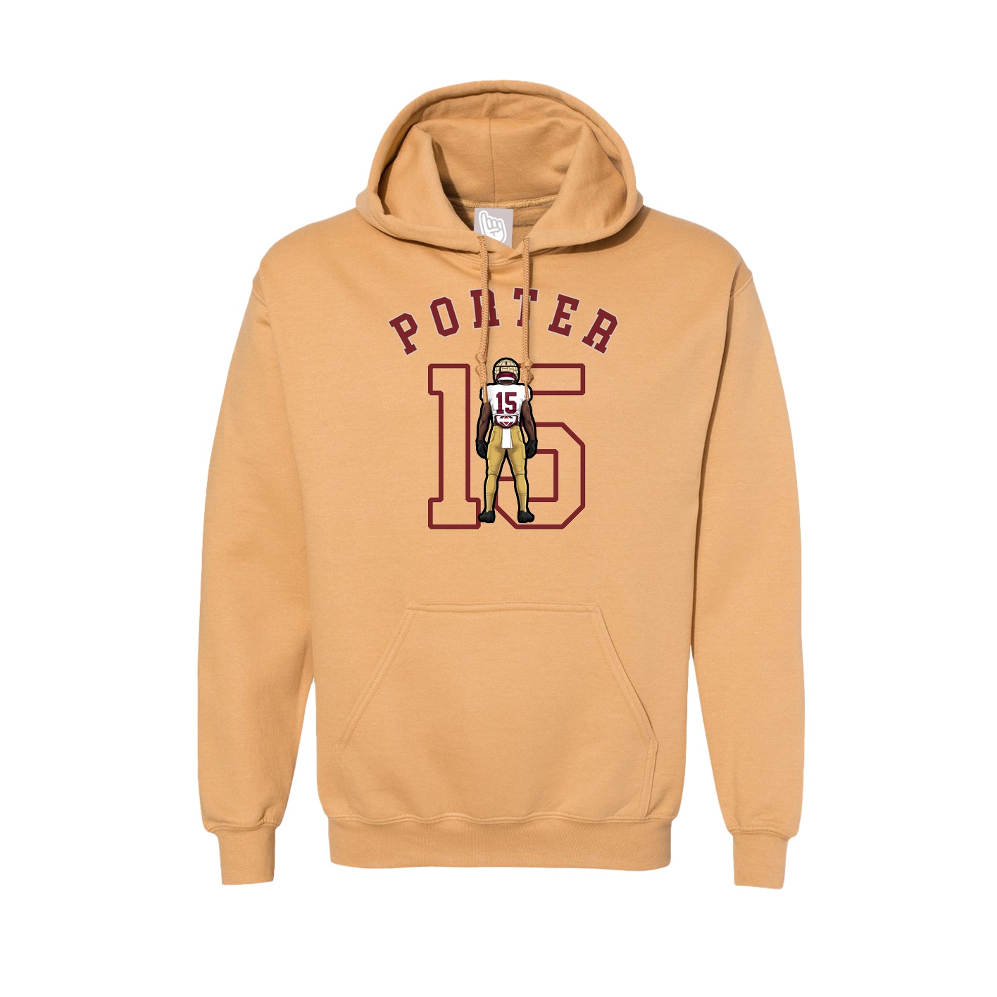 Hoodie — Shirsey Arch in Vegas Gold
