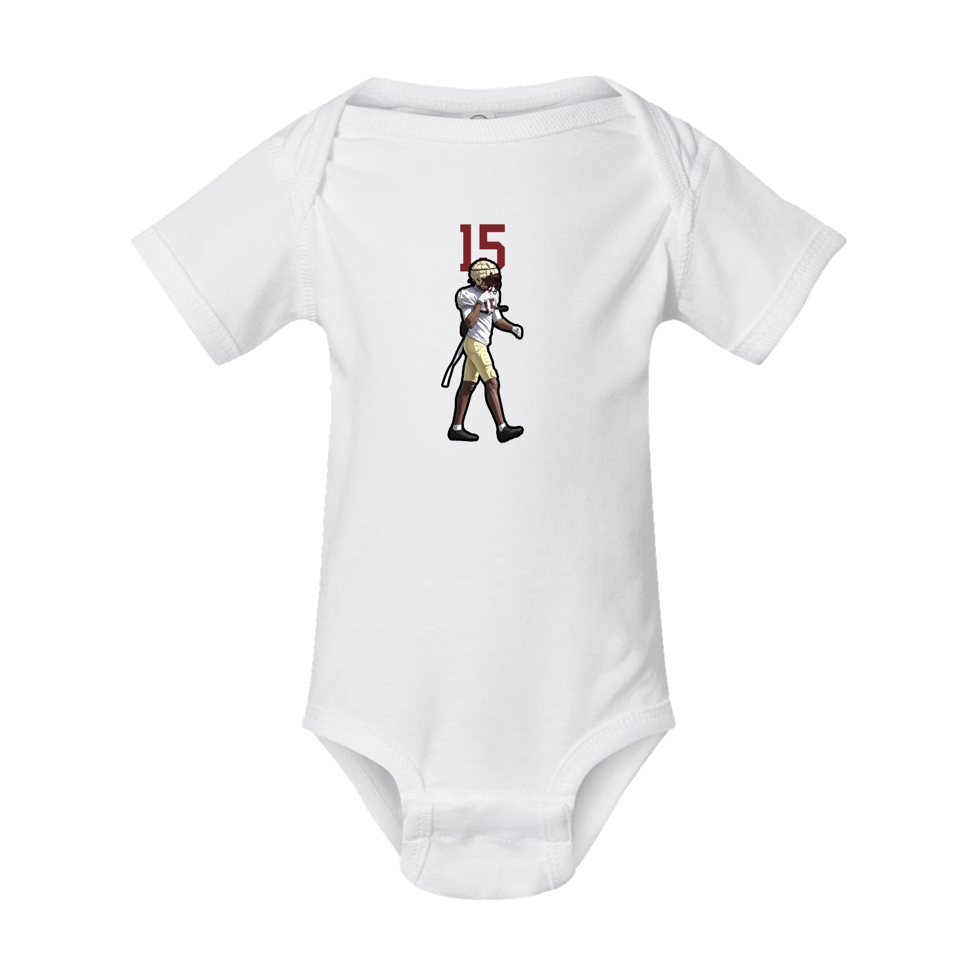 Baby Onesie — Number Top in White