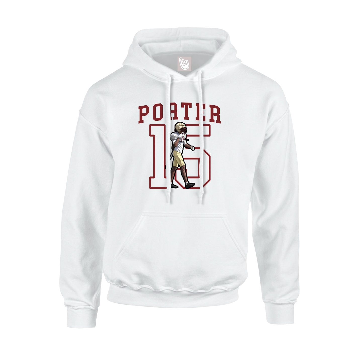 Youth Hoodie — Shirsey in White