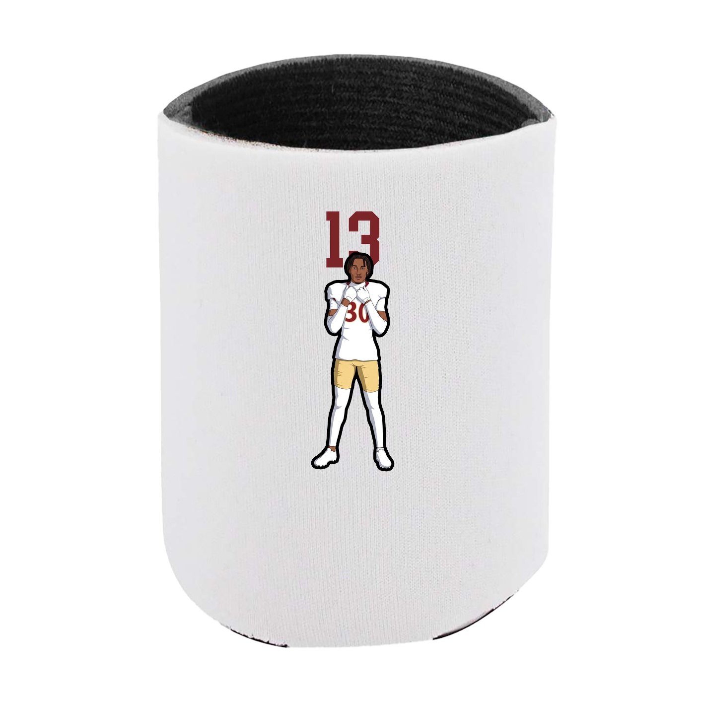 Can Holder — Number Top in White