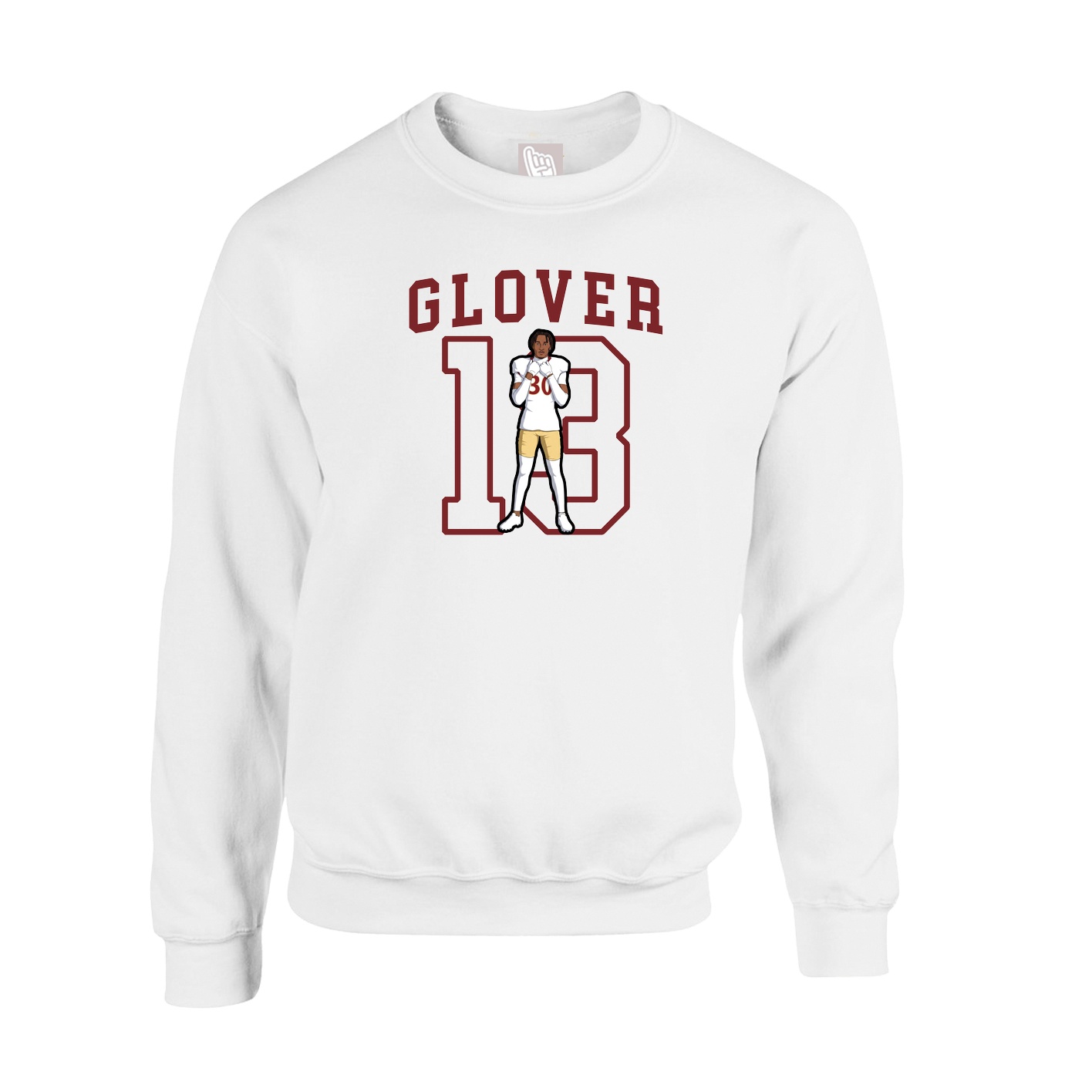 Fleece Crew — Shirsey in White