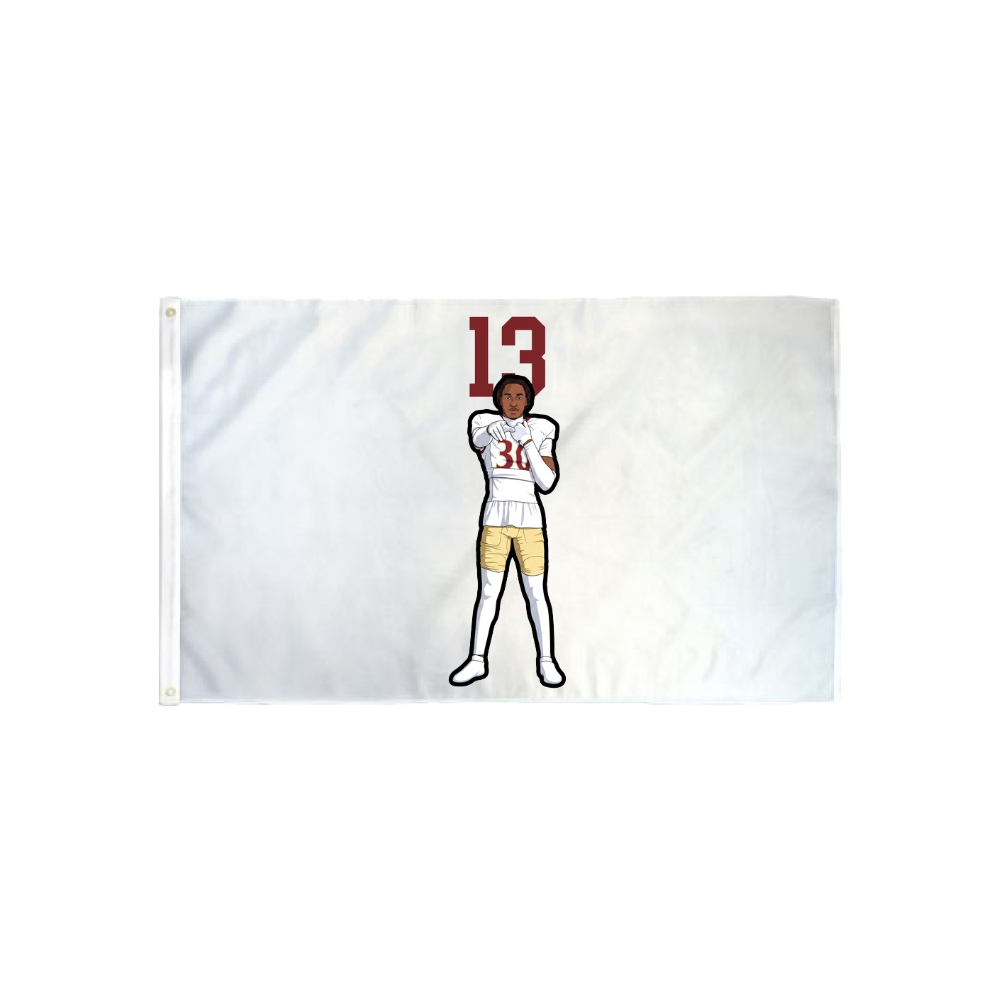 3x5 Flag — Number Top in Classic