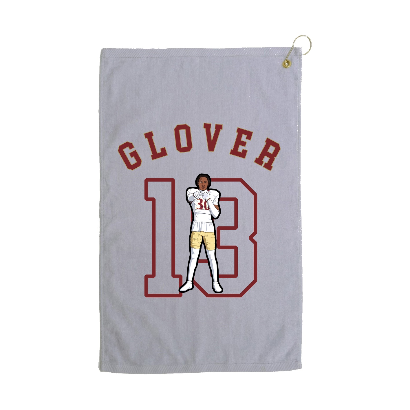 Golf Towel — Shirsey Arch in Grey
