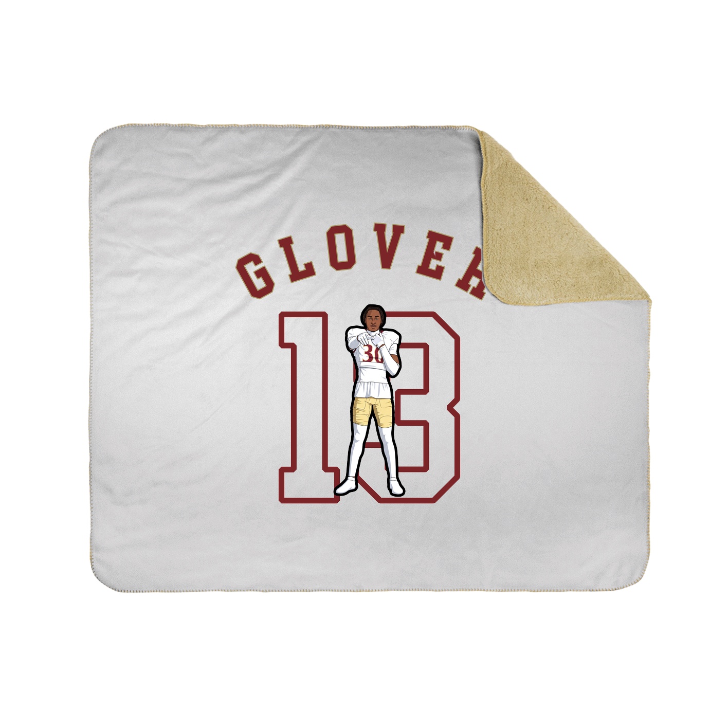 Throw Blanket — Shirsey Arch in White