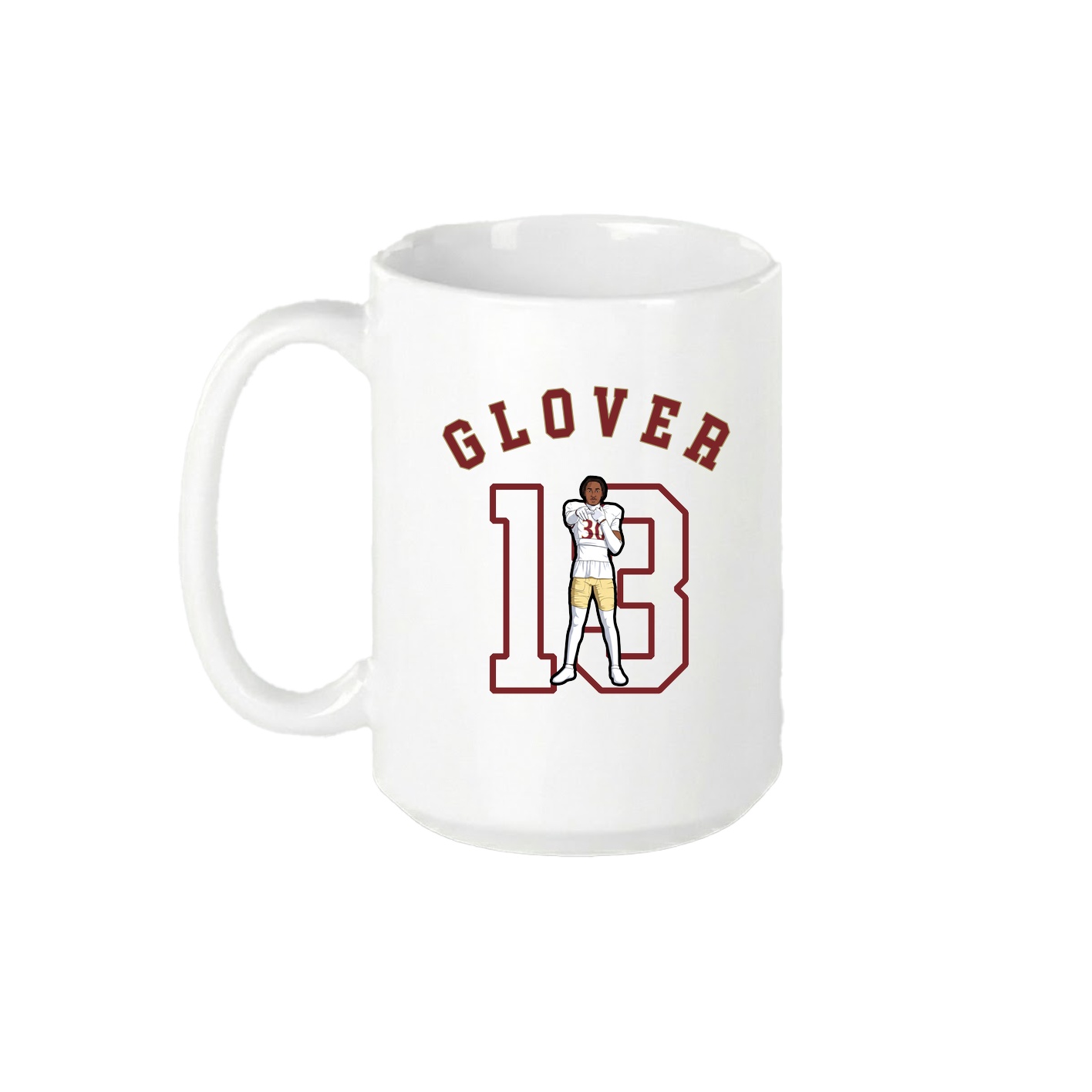 15oz Coffee Mug — Shirsey Arch in White
